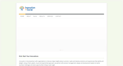 Desktop Screenshot of innovationissocial.com